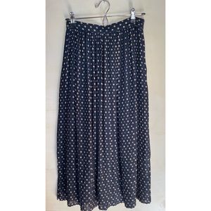 Mango Palacio Pleated Polka Dots Skirt Size Euro XS